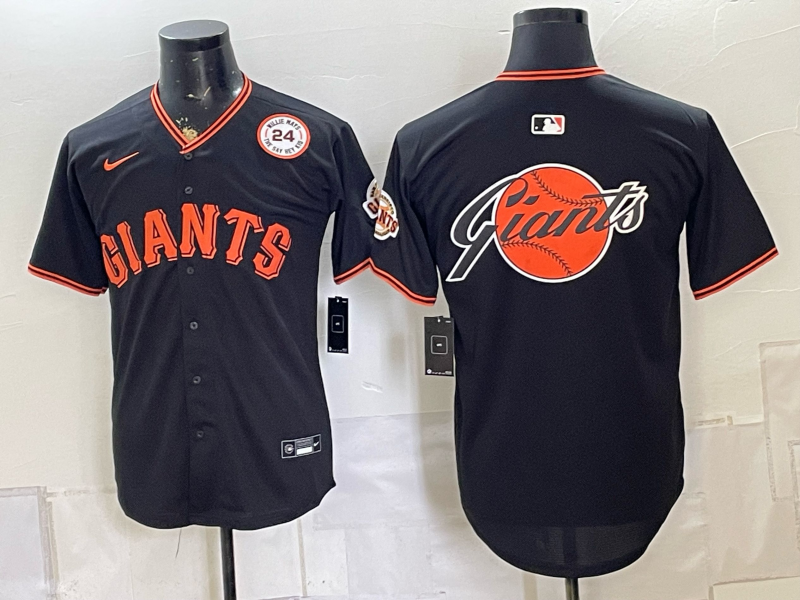 2026 Men Nike San Francisco Giants blank black Game MLB Jersey 08300011->san francisco giants->MLB Jersey